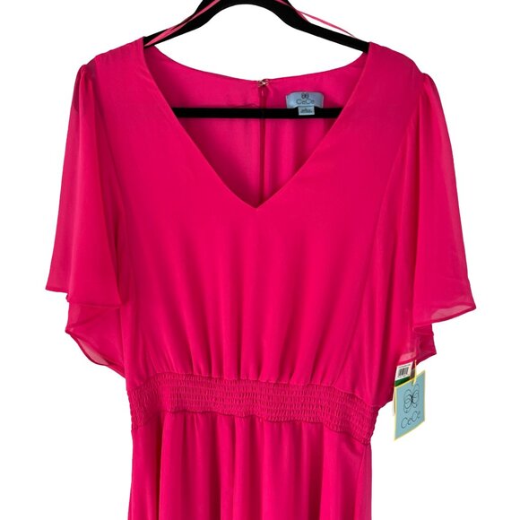 Hot Pink Spring, Summer, Vacation Dress, Size L Large - Picture 1 of 14